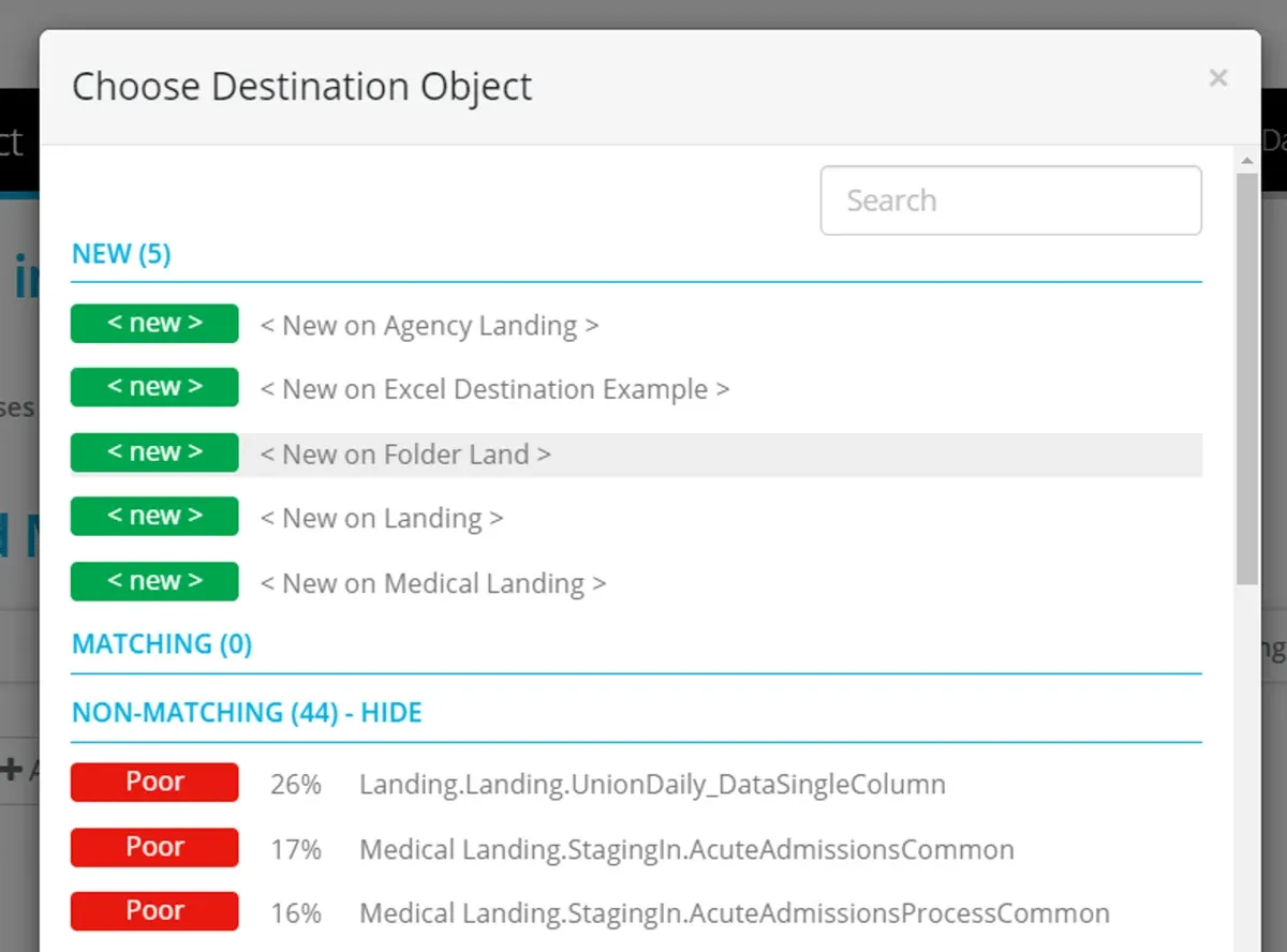 Using Folder Datastores in a Process (screenshot)