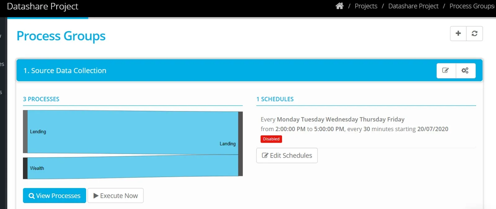 Set up a Time Schedule — after step 6 (screenshot)