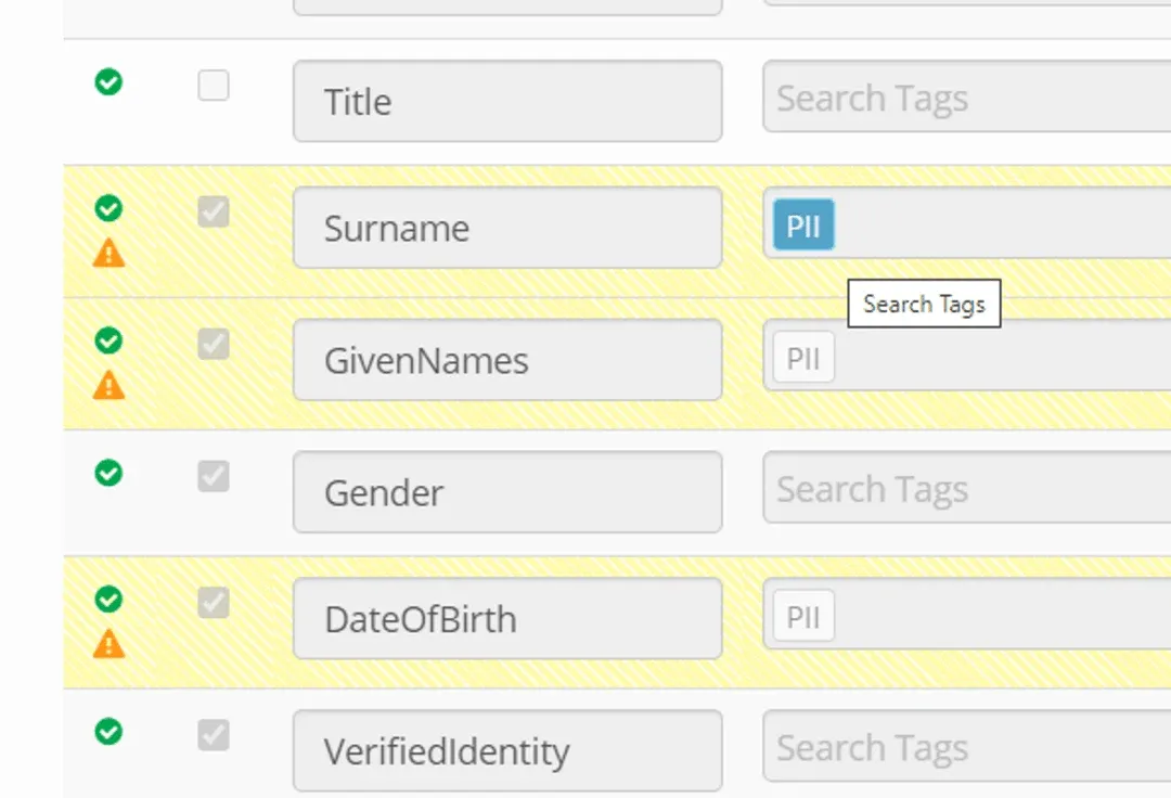Tags in External Datastores (screenshot)